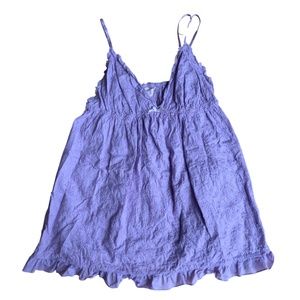 Y2K Victoria's Secret Floral Purple Slip Cami